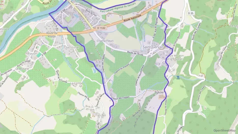 Maison 100 m² quatre pièces à vendre à Saint-Gervais Maison 100 m² quatre pièces à vendre à Saint-Gervais