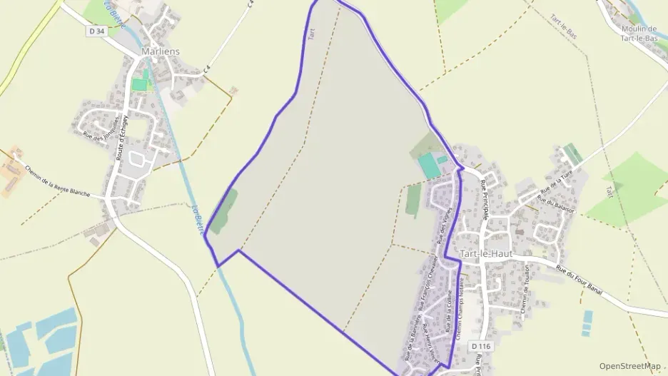 Maison 94 m² quatre pièces à vendre à Tart