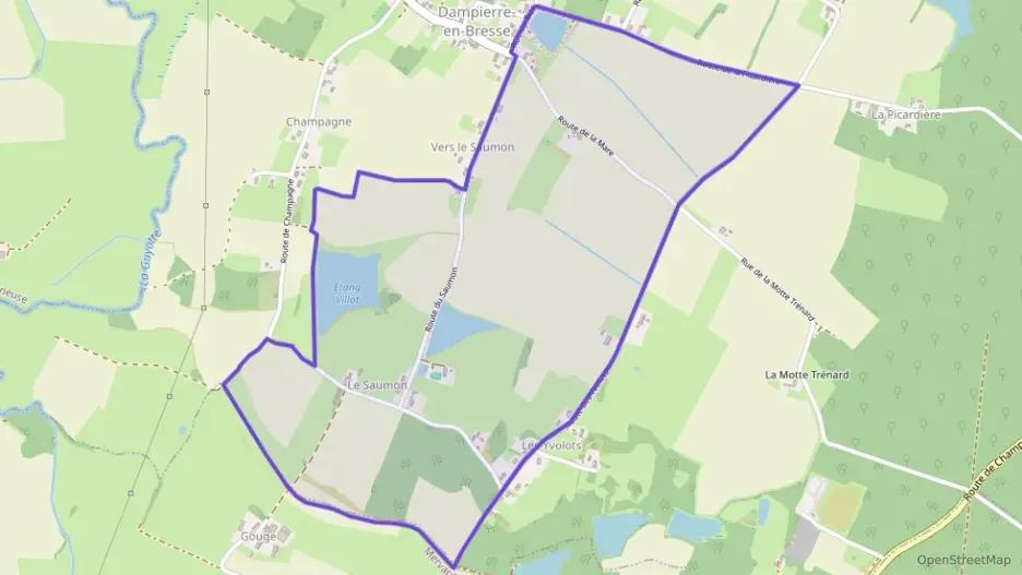 Maison 90 m² trois pièces à vendre à Dampierre-en-Bresse