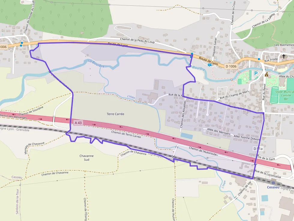 Maison 90 m² quatre pièces à vendre à Cessieu