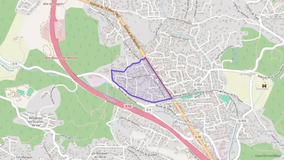 Maison 56 m² trois pièces à vendre à La Bouilladisse