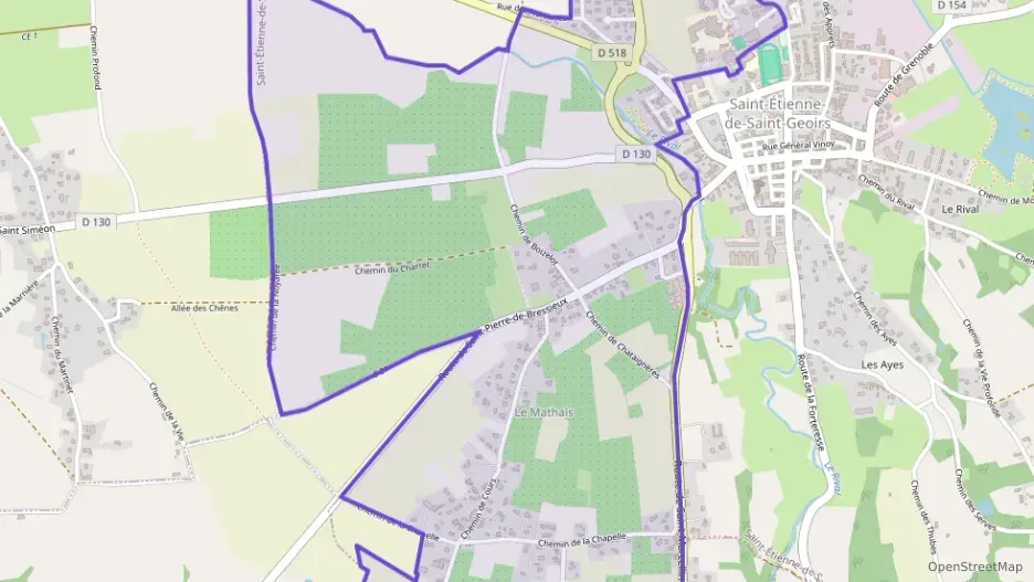 Maison 78 m² quatre pièces à vendre à Saint-Étienne-de-Saint-Geoirs