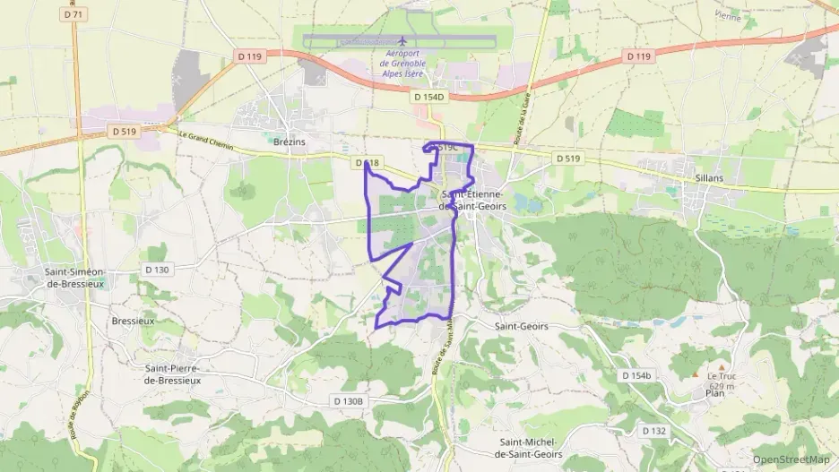 Maison 78 m² quatre pièces à vendre à Saint-Étienne-de-Saint-Geoirs