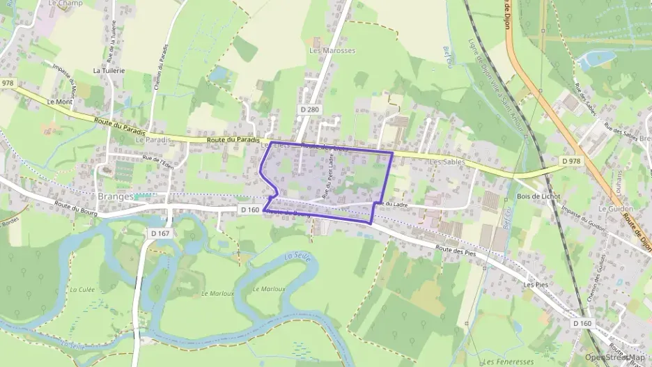 Maison 90 m² quatre pièces à vendre à Branges
