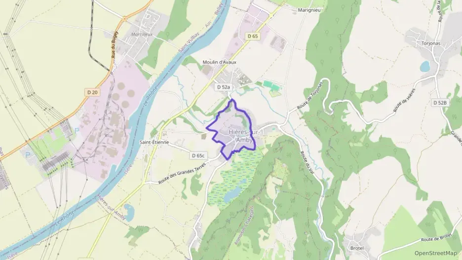 Maison 45 m² trois pièces à vendre à Hières-sur-Amby Maison 45 m² trois pièces à vendre à Hières-sur-Amby