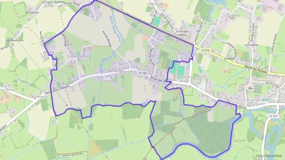 Maison 85 m² quatre pièces à vendre à Branges