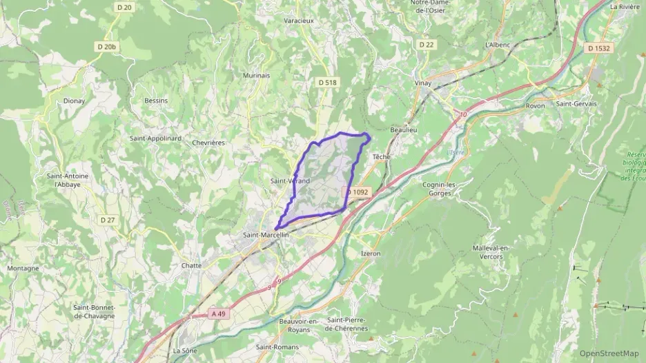 Maison 124 m² sept pièces à vendre à SAINT-VERAND