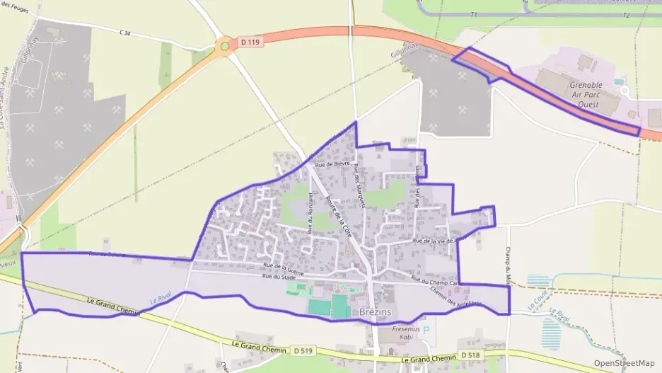 Maison 96 m² cinq pièces à vendre à Brézins