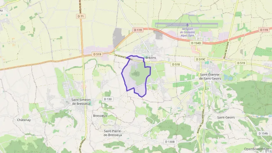 Maison 90 m² quatre pièces à vendre à Brézins Maison 90 m² quatre pièces à vendre à Brézins