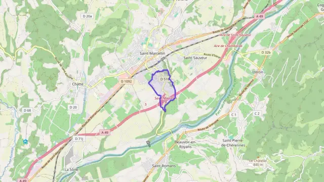 Maison 75 m² quatre pièces à vendre à Saint-Marcellin