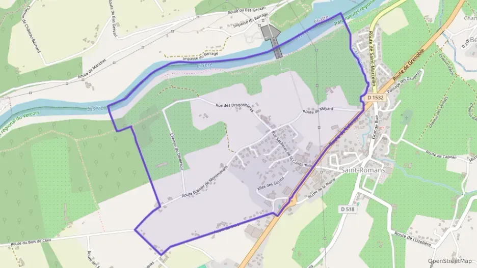 Maison 103 m² cinq pièces à vendre à Saint-Romans