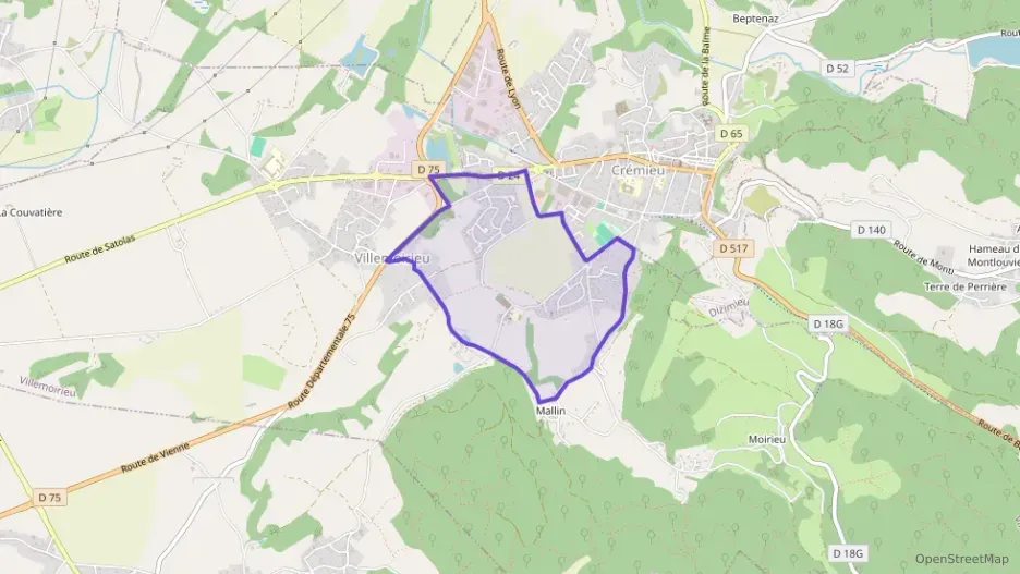 Maison 89 m² cinq pièces à vendre à Villemoirieu