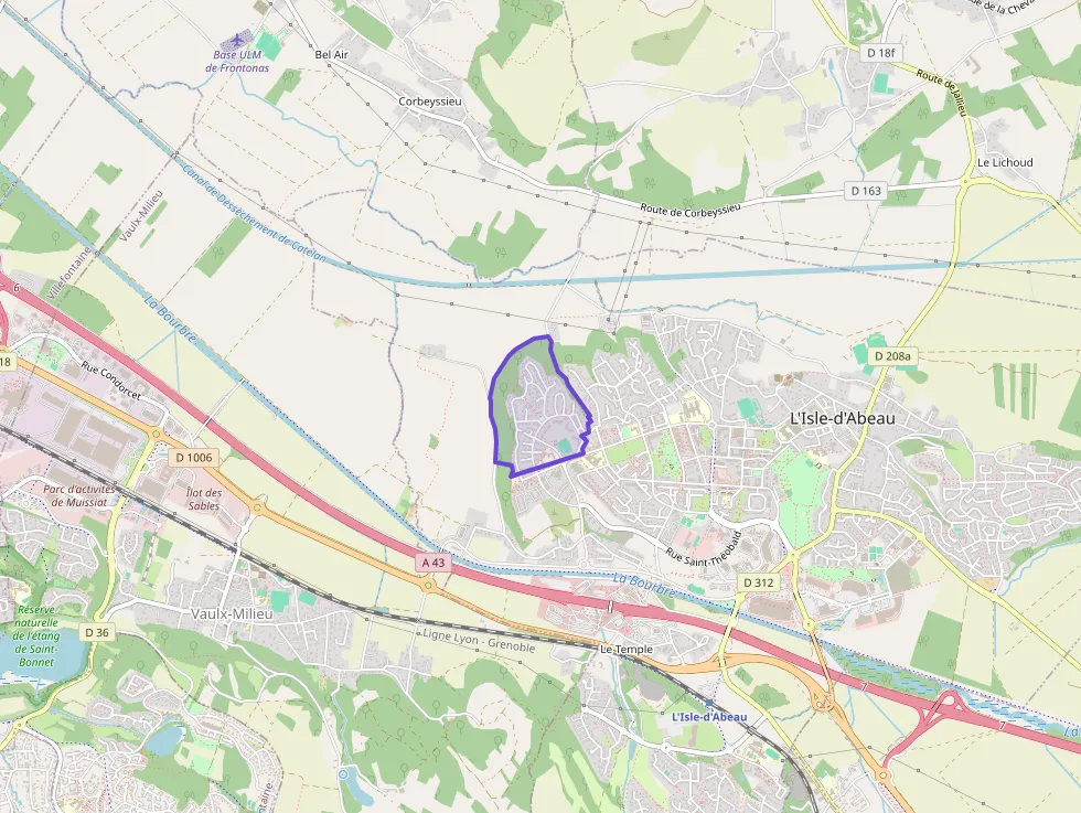 Maison 93 m² quatre pièces à vendre à L`Isle-d`Abeau