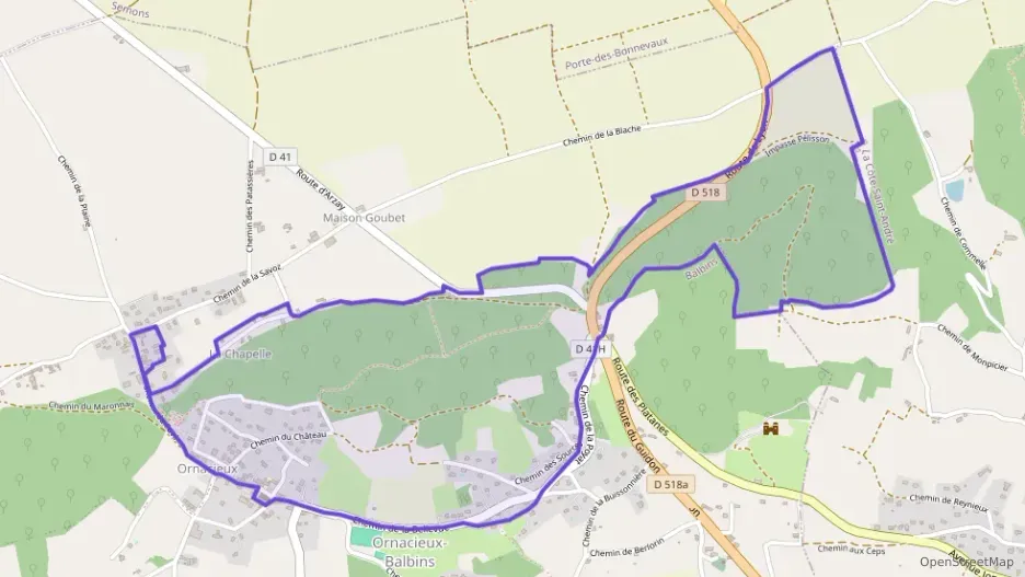 Maison 88 m² quatre pièces à vendre à Ornacieux-Balbins