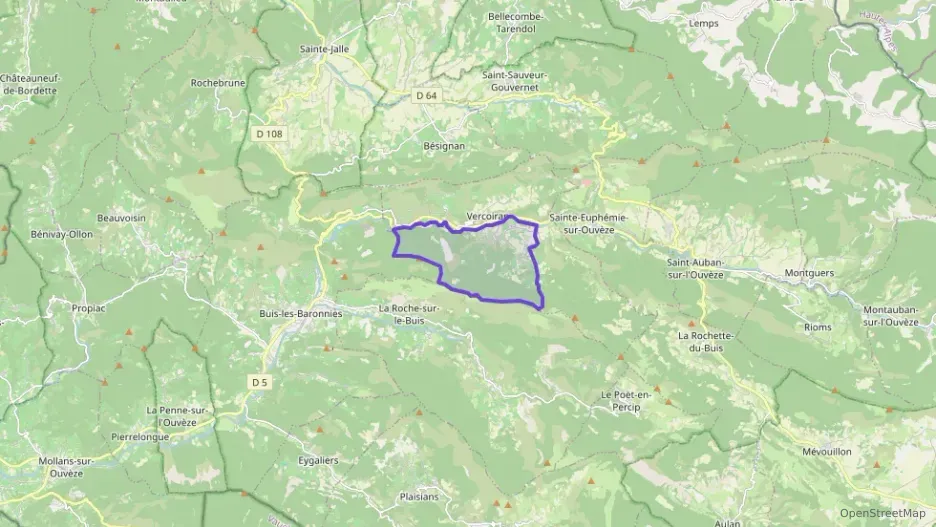 Maison 136 m² six pièces à vendre à Vercoiran