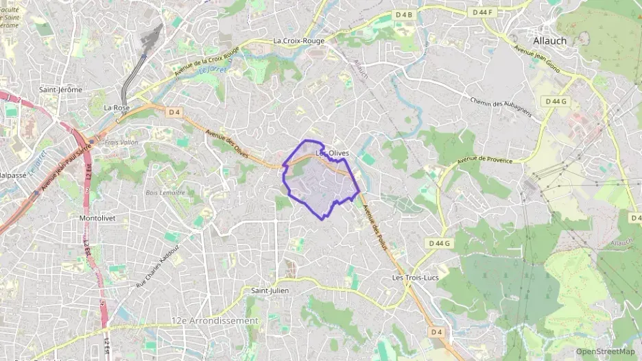 Maison 84 m² quatre pièces à vendre à Marseille 13e Arrondissement