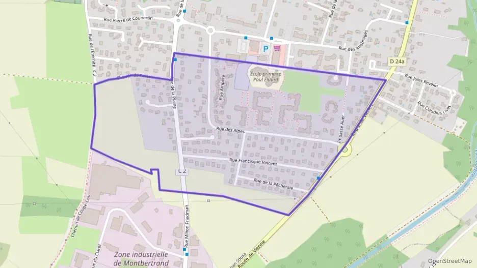 Maison 92 m² cinq pièces à vendre à Charvieu-Chavagneux