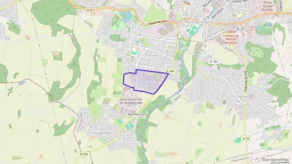 Maison 92 m² cinq pièces à vendre à Charvieu-Chavagneux