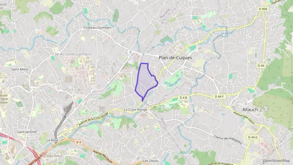 Maison 100 m² quatre pièces à vendre à Plan-de-Cuques