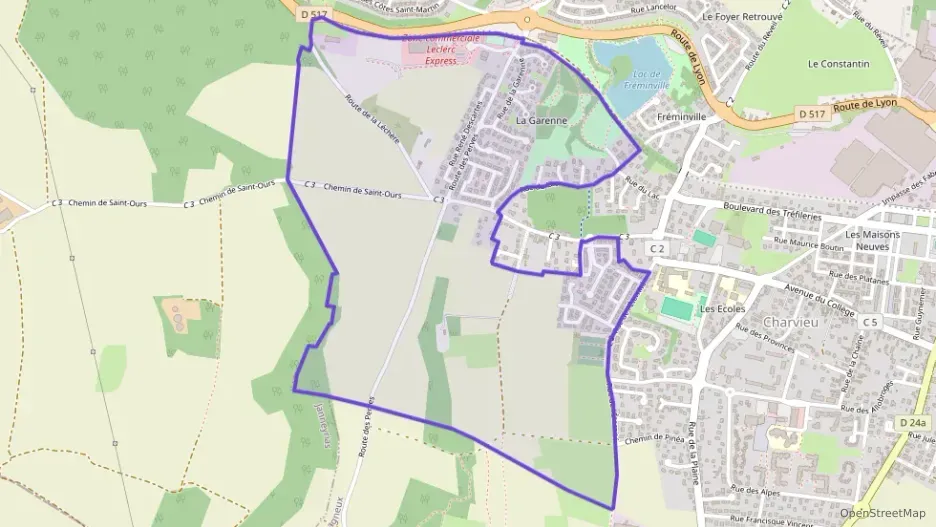 Maison 90 m² cinq pièces à vendre à Charvieu-Chavagneux