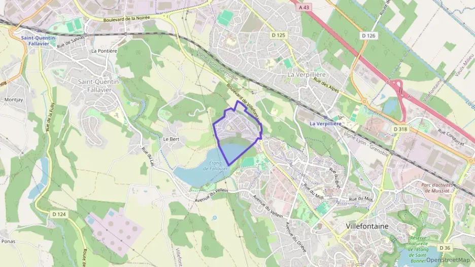 Maison 90 m² quatre pièces à vendre à Saint-Quentin-Fallavier