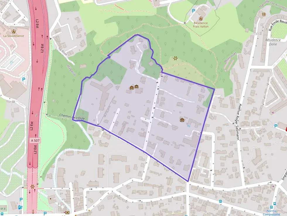 Maison 120 m² quatre pièces à vendre à Marseille 12e Arrondissement