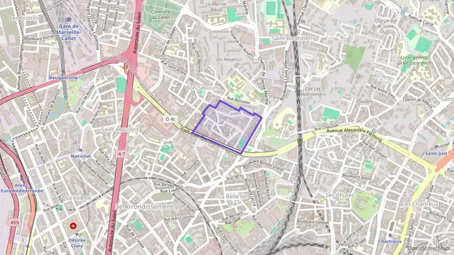 Maison 63 m² trois pièces à vendre à Marseille 14e Arrondissement
