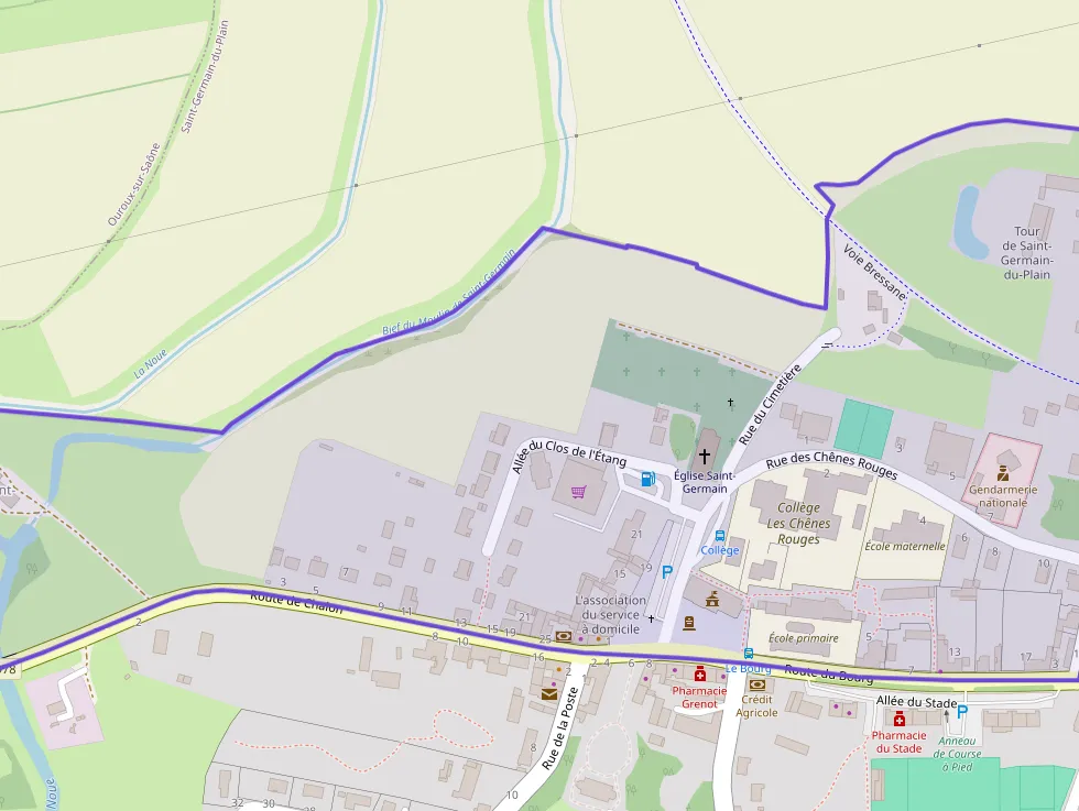 Maison 106 m² quatre pièces à vendre à Saint-Germain-du-Plain