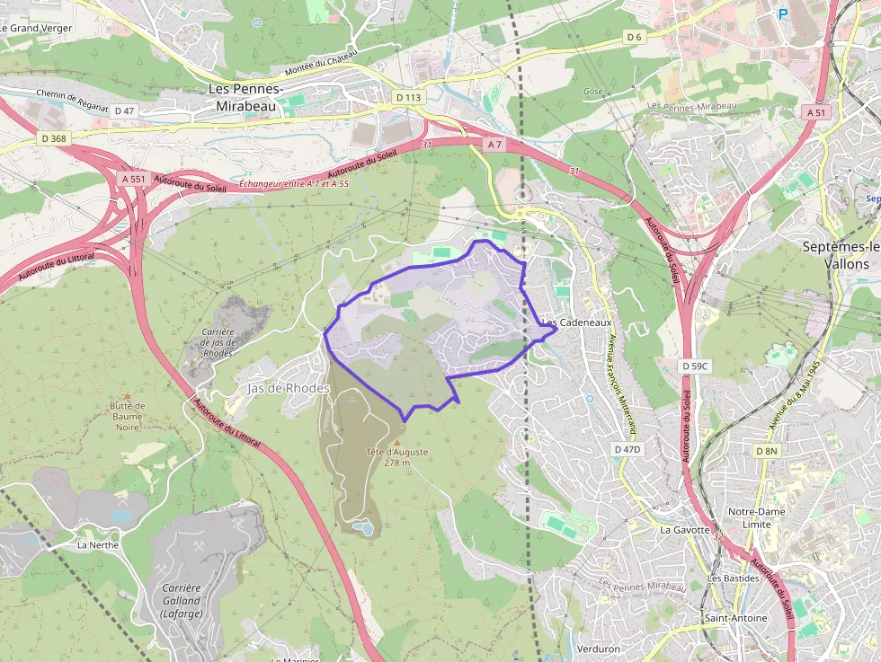 Maison 82 m² quatre pièces à vendre à Les Pennes-Mirabeau