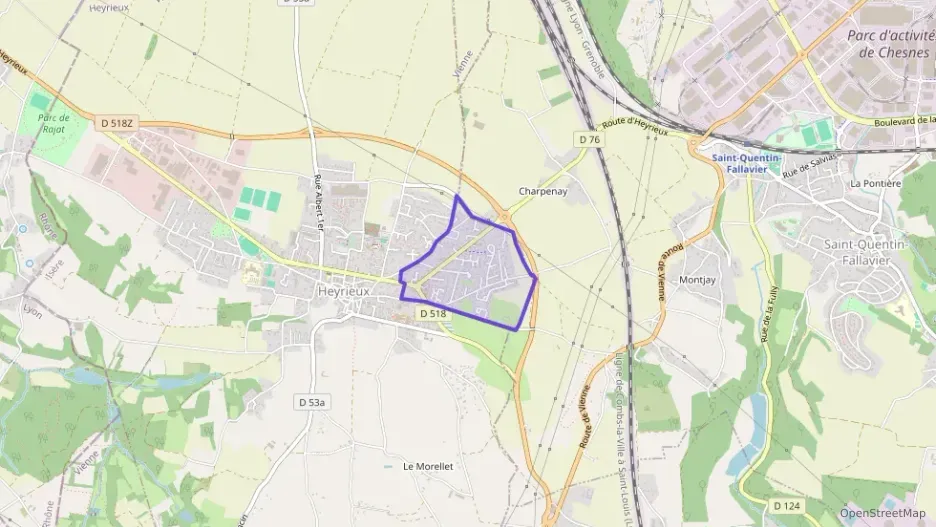 Maison 98 m² quatre pièces à vendre à Heyrieux