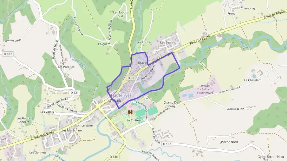 Maison 108 m² quatre pièces à vendre à Hauterives Maison 108 m² quatre pièces à vendre à Hauterives