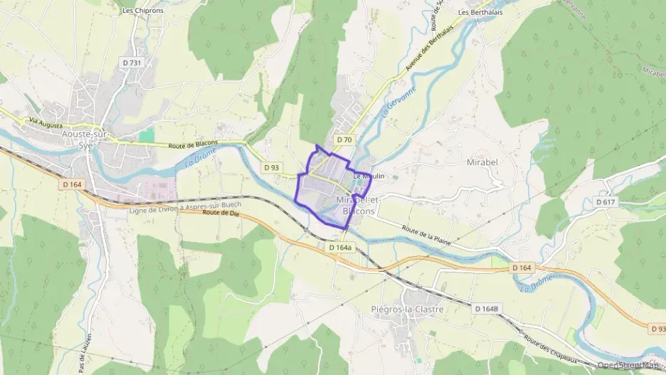 Maison 97 m² quatre pièces à vendre à Mirabel-et-Blacons Maison 97 m² quatre pièces à vendre à Mirabel-et-Blacons