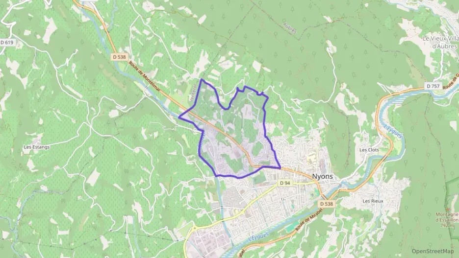 Maison 84 m² cinq pièces à vendre à Nyons