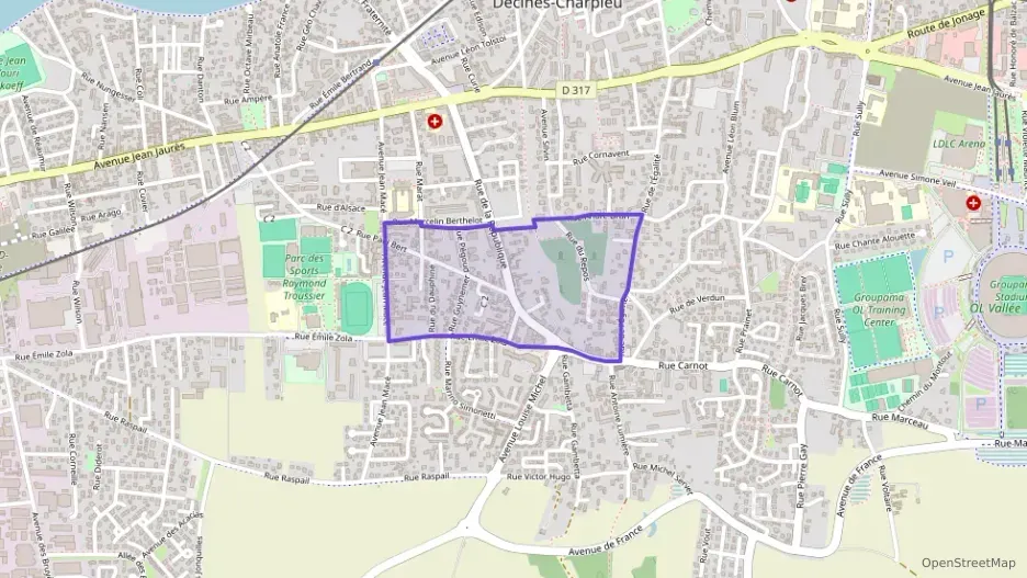 Maison 77 m² quatre pièces à vendre à Décines-Charpieu