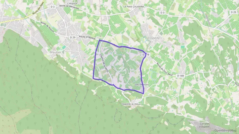 Maison 60 m² quatre pièces à vendre à Oppède