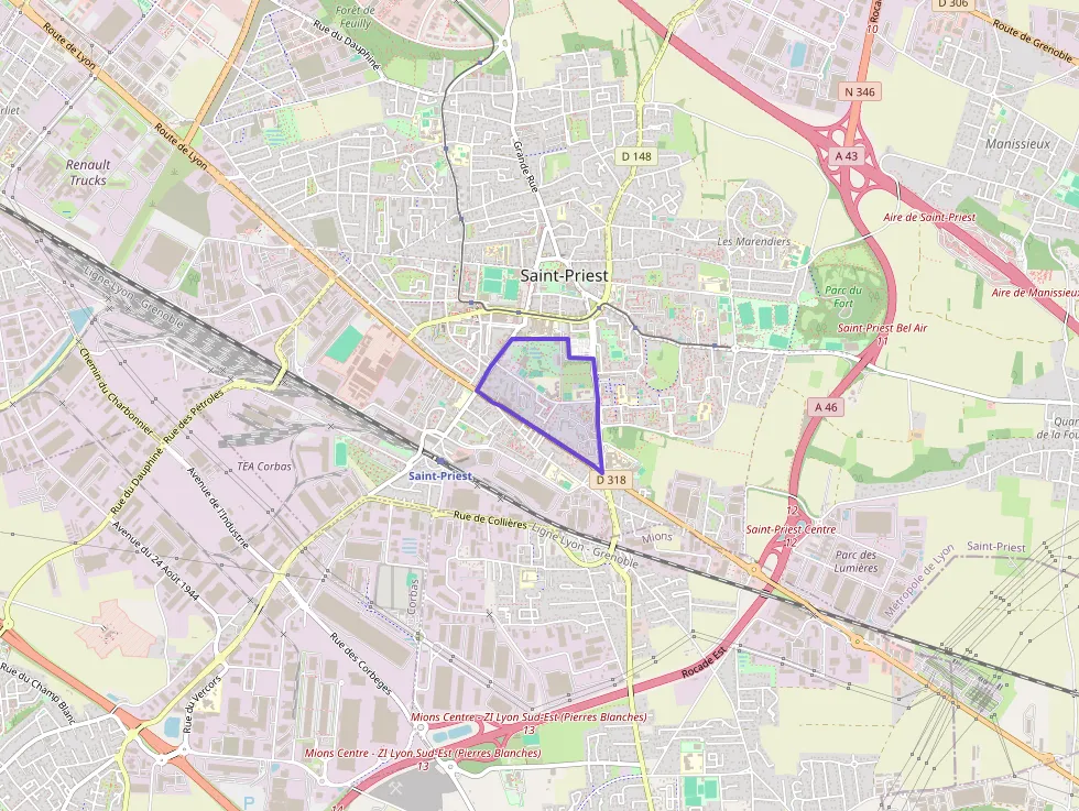 Maison 81 m² quatre pièces à vendre à Saint-Priest