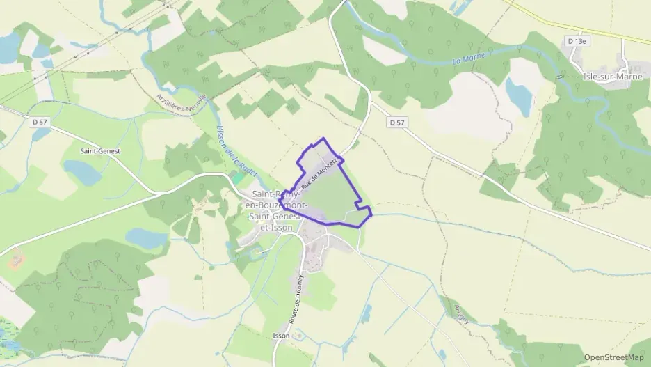 Maison 65 m² quatre pièces à vendre à Saint-Remy-en-Bouzemont-Saint-Genest-et-Isson