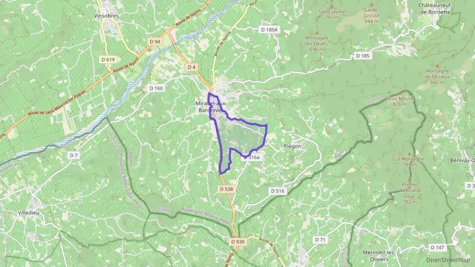 Maison 80 m² trois pièces à vendre à Mirabel-aux-Baronnies