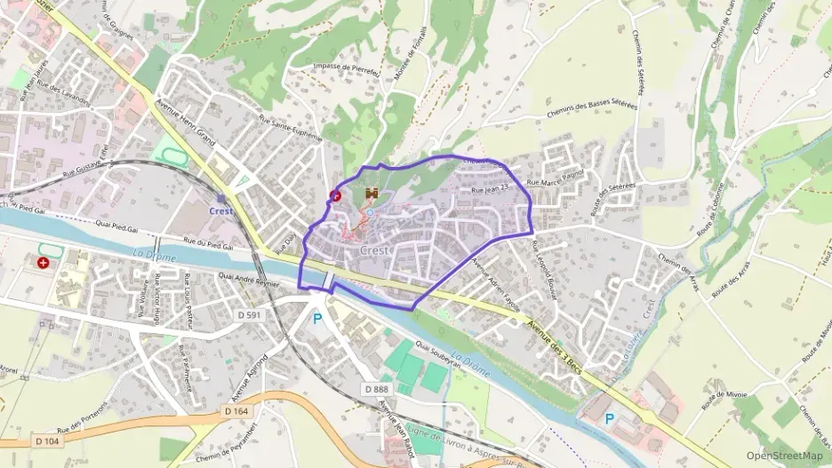 Maison 100 m² trois pièces à vendre à Crest Maison 100 m² trois pièces à vendre à Crest