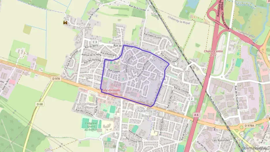 Maison 110 m² cinq pièces à vendre à Châtenoy-le-Royal Maison 110 m² cinq pièces à vendre à Châtenoy-le-Royal