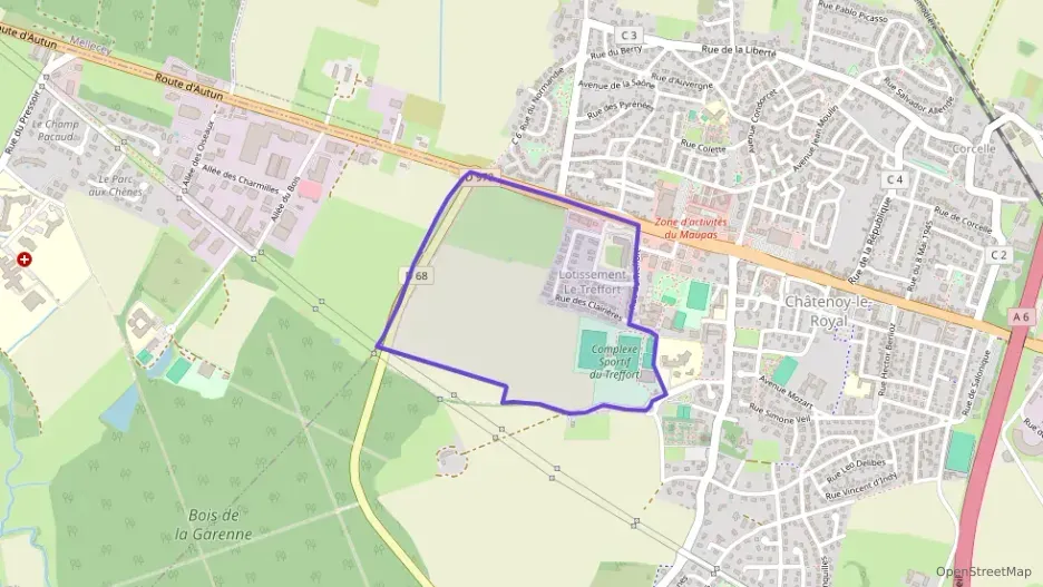 Maison 88 m² trois pièces à vendre à Châtenoy-le-Royal