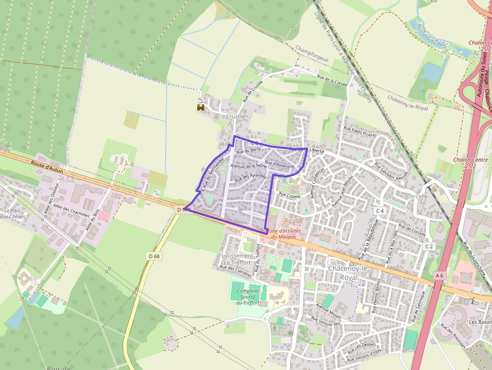 Maison 88 m² 5 pièces à vendre à Châtenoy-le-Royal