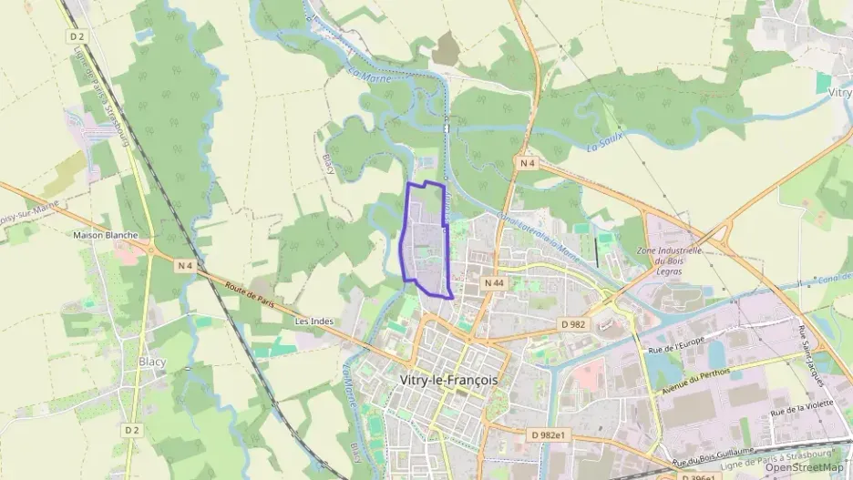 Maison 74 m² trois pièces à vendre à Vitry-le-François