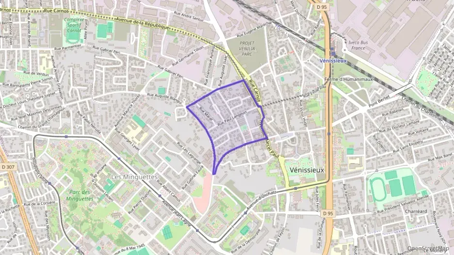 Maison 55 m² trois pièces à vendre à Vénissieux Maison 55 m² trois pièces à vendre à Vénissieux