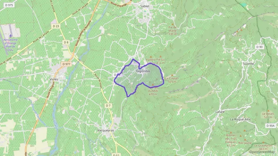 Maison 52 m² deux pieces à vendre à Gigondas Maison 52 m² deux pieces à vendre à Gigondas