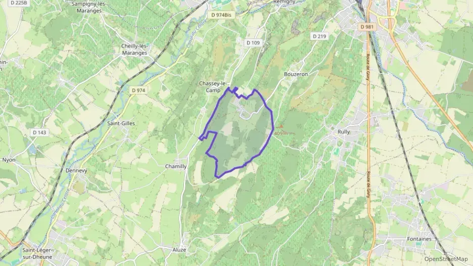 Maison 85 m² quatre pièces à vendre à Chassey-le-Camp Maison 85 m² quatre pièces à vendre à Chassey-le-Camp