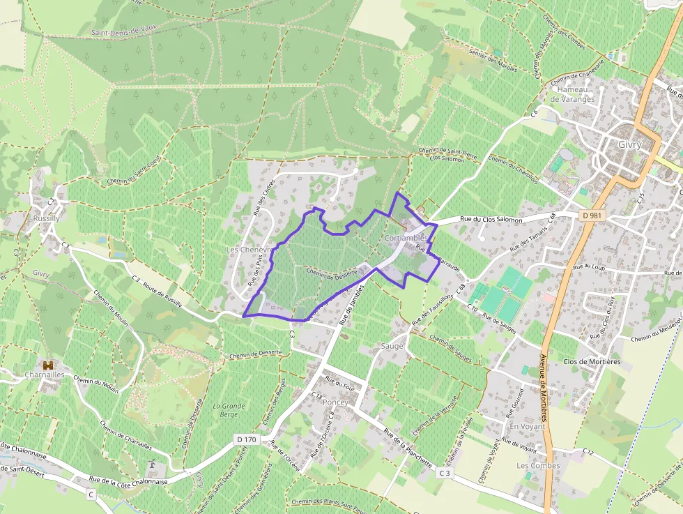 Maison 68 m² quatre pièces à vendre à Givry