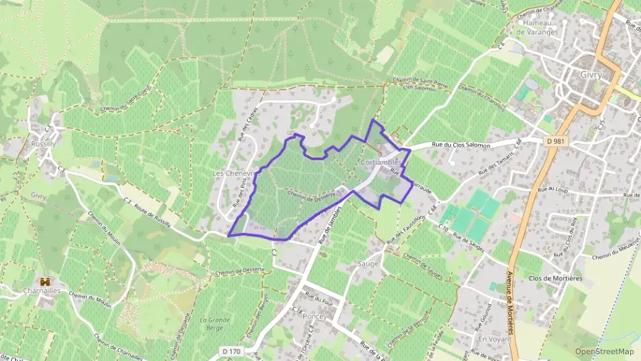 Maison 68 m² quatre pièces à vendre à Givry