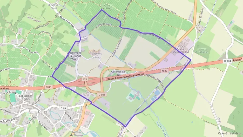 Maison 110 m² quatre pièces à vendre à Saint-Désert Maison 110 m² quatre pièces à vendre à Saint-Désert