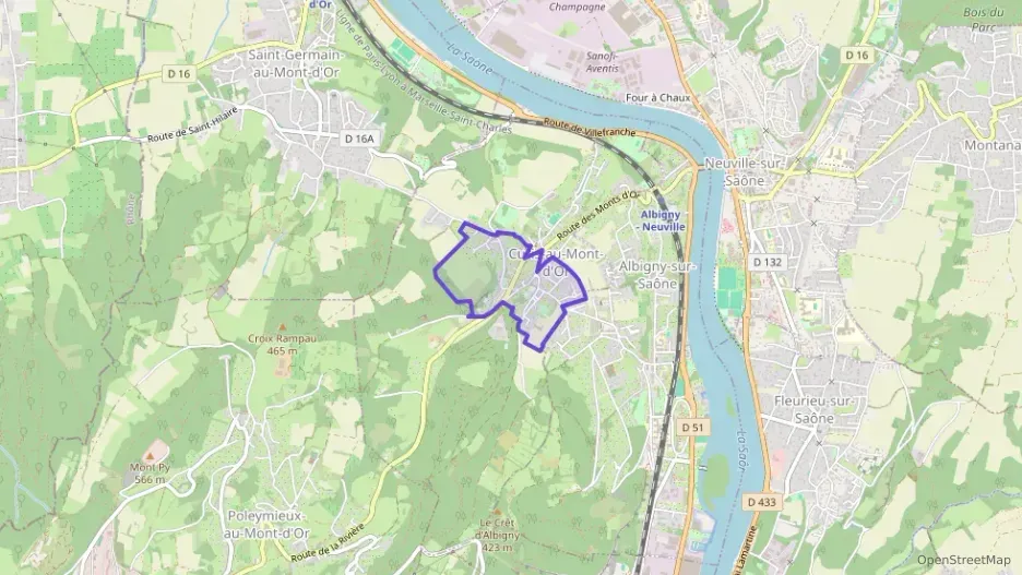 Maison 120 m² six pièces à vendre à Curis-au-Mont-d`Or